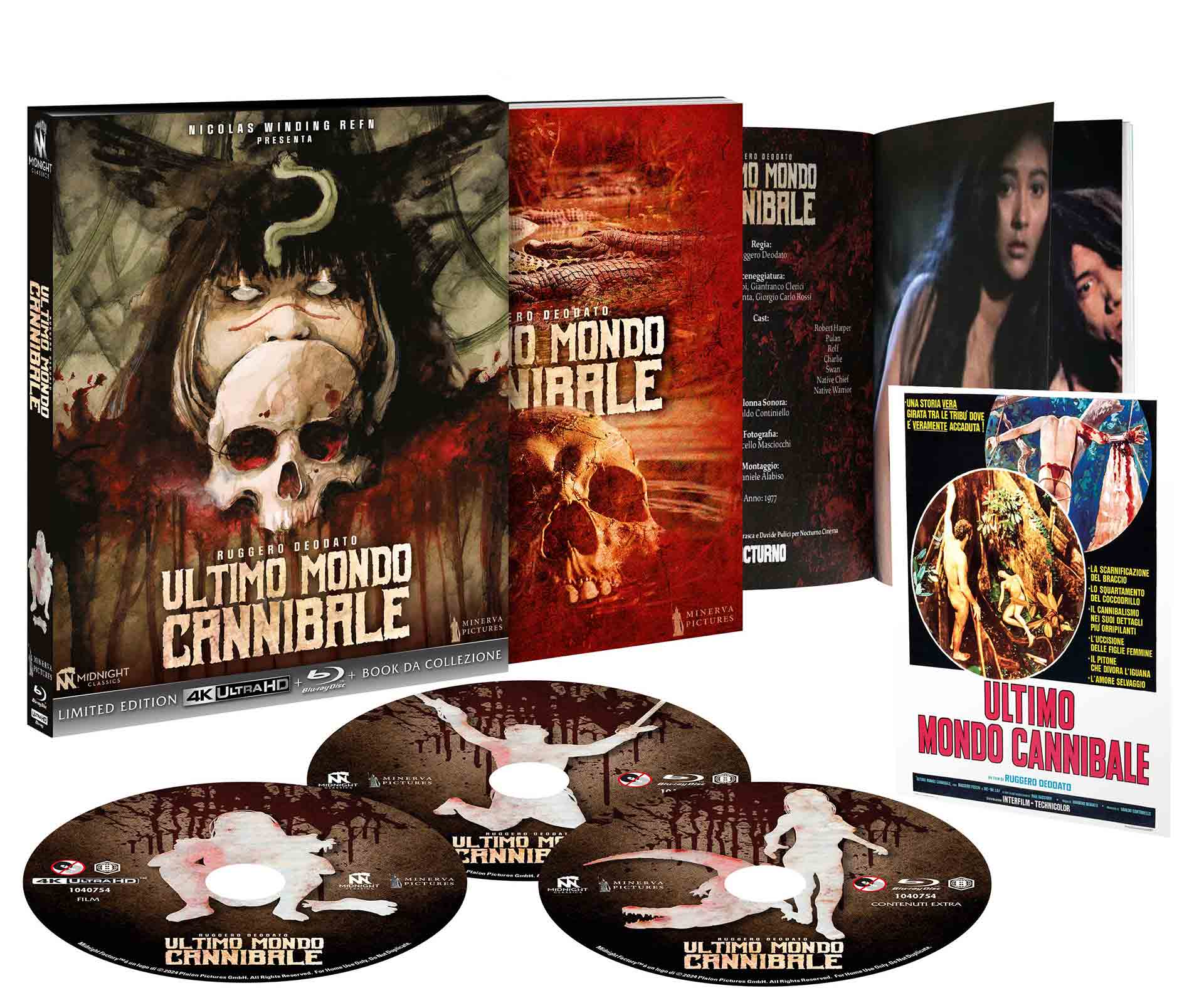Ultimo Mondo Cannibale - Limited Edition Midnight Classics 4K Ultra HD + 2 Blu-ray + Book da Collezione (Blu-ray) Image 2