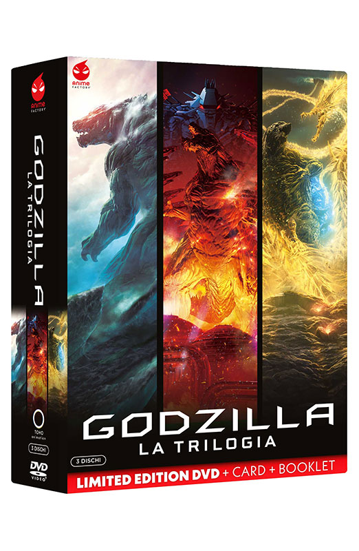 Godzilla - La Trilogia - Limited Edition 3 DVD + Card + Booklet (DVD) Godzilla - La Trilogia - Limited Edition 3 DVD + Card + Booklet (DVD)