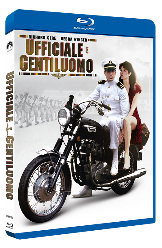 Ufficiale e Gentiluomo - Blu-ray (Blu-ray) Cover Spoke, Motorcycle, Adult, Man, Person