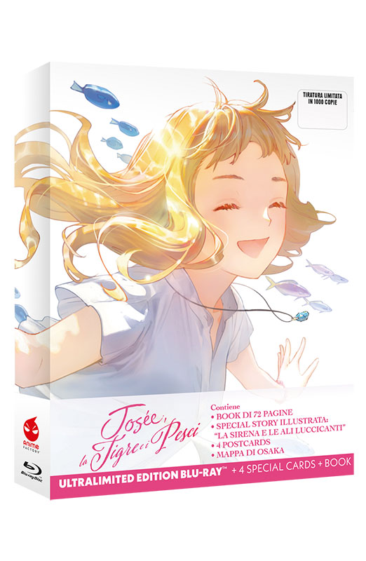 Josée, la Tigre e i Pesci - Ultralimited Edition Blu-ray + 4 Special Cards + Book + Special Story + Mappa (Blu-ray) Josée, la Tigre e i Pesci - Ultralimited Edition Blu-ray + 4 Special Cards + Book + Special Story + Mappa (Blu-ray)