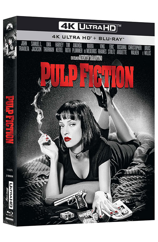Pulp Fiction - 4K Ultra HD + Blu-ray (Blu-ray) Cover