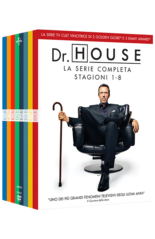 Dr. House - 46 DVD - Serie TV Completa (DVD) Adult, Male, Man, Person, Stick