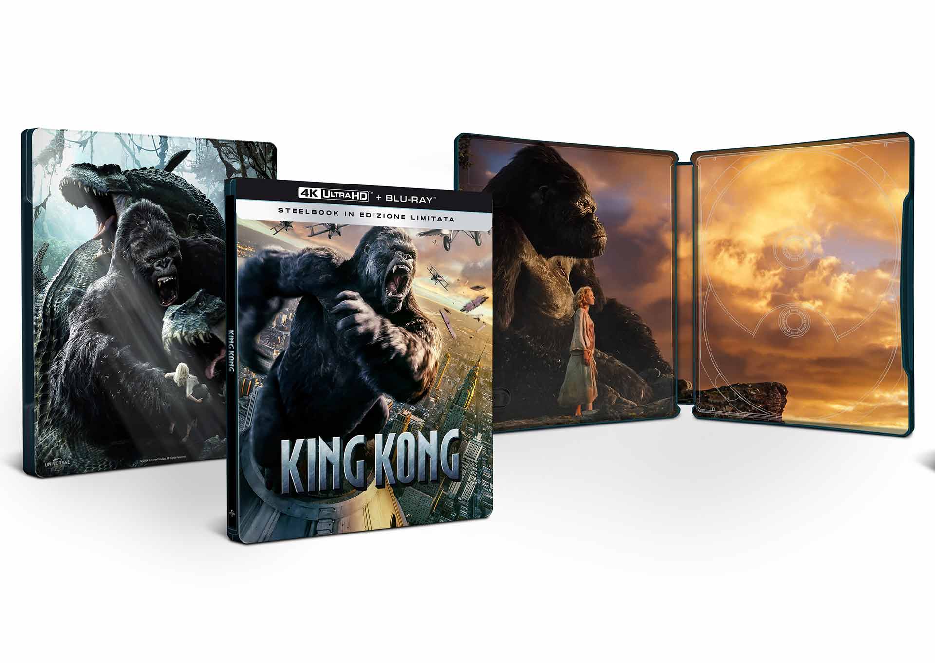 King Kong (2005) - Steelbook 4K Ultra HD + Blu-ray + Blu-ray Bonus (Blu-ray) Image 2