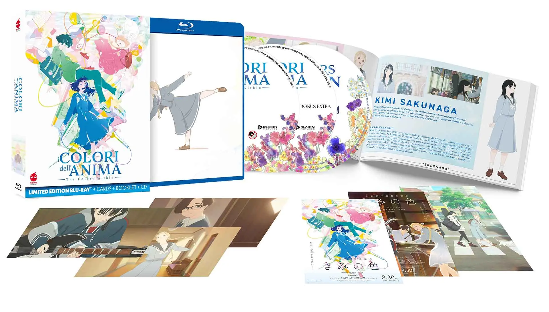 I Colori dell'Anima - The Colors Within - Limited Edition Anime Factory Blu-ray + Blu-ray Bonus + CD Colonna Sonora + Cards + Booklet (Blu-ray) I Colori dell'Anima - The Colors Within - Limited Edition Anime Factory Blu-ray + Blu-ray Bonus + CD Colonna Sonora + Cards + Booklet (Blu-ray)