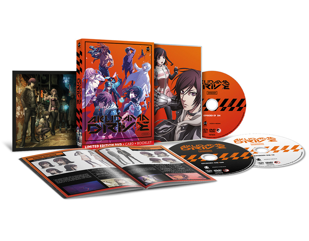 Akudama Drive - Limited Edition 3 DVD + Card + Booklet - Serie Completa (DVD) Akudama Drive - Limited Edition 3 DVD + Card + Booklet - Serie Completa (DVD)