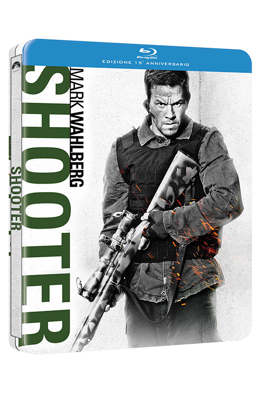 Shooter - Steelbook Blu-ray - Edizione 15° Anniversario (Blu-ray) Cover