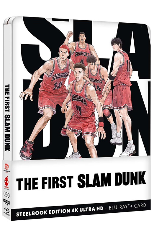 The First Slam Dunk - Steelbook Anime Factory 4K Ultra HD + Blu-ray + Card da Collezione (Blu-ray) Advertisement, People, Person, Poster