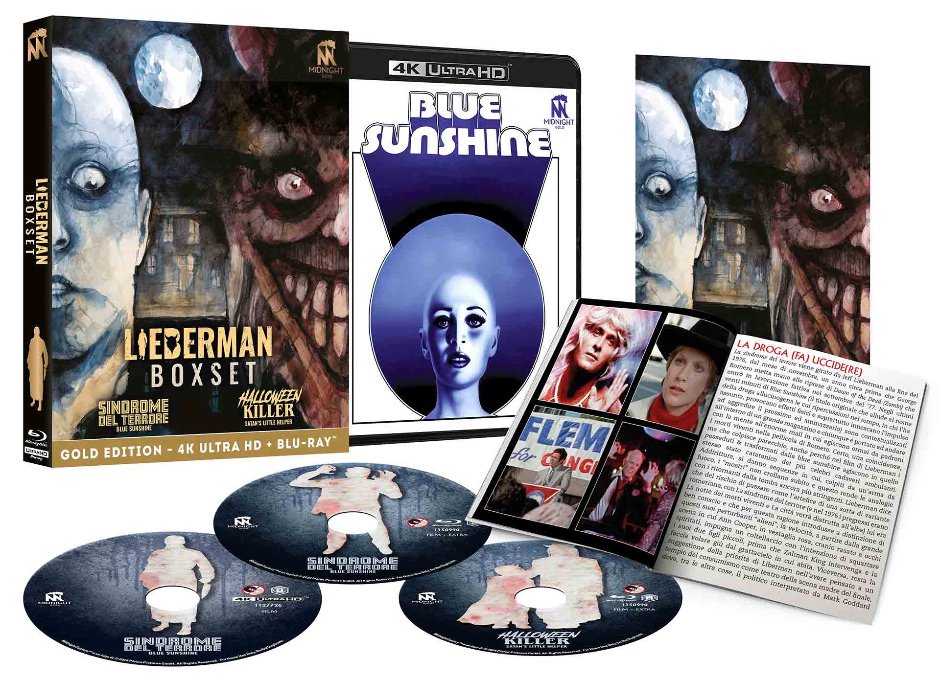 Lieberman Boxset - Box Set Midnight Gold 4K Ultra HD + 2 Blu-ray + Booklet + Card (Blu-ray) Image 2