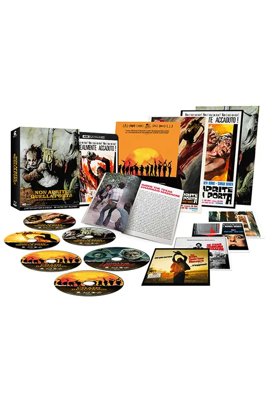 Non Aprite Quella Porta - Ultimate Edition - Limited Edition Midnight Classics 4K Ultra HD + 3 Blu-ray + 2 Blu-ray Bonus + Cards + Book da Collezione (Blu-ray)