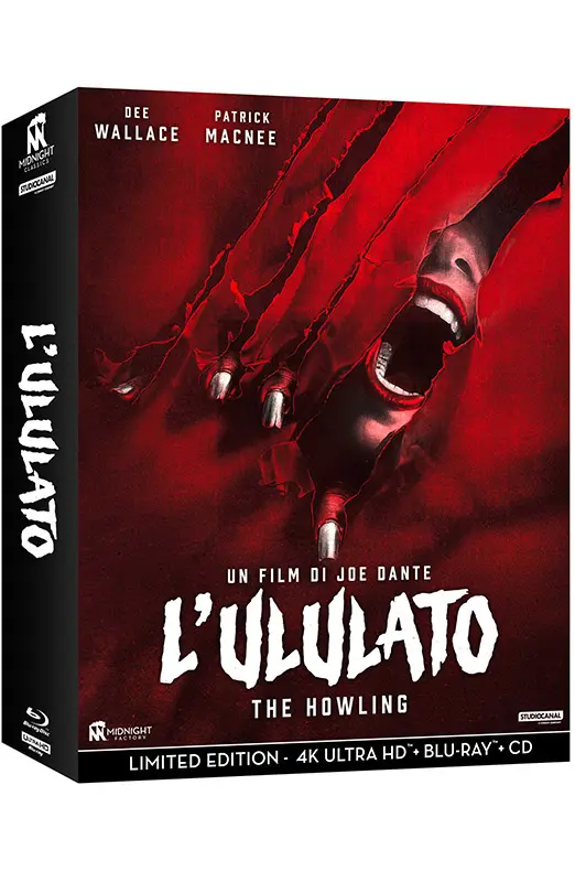 L'Ululato - The Howling - Limited Edition Midnight Classics 4K Ultra HD + Blu-ray + CD + Card + Book da Collezione (Blu-ray)