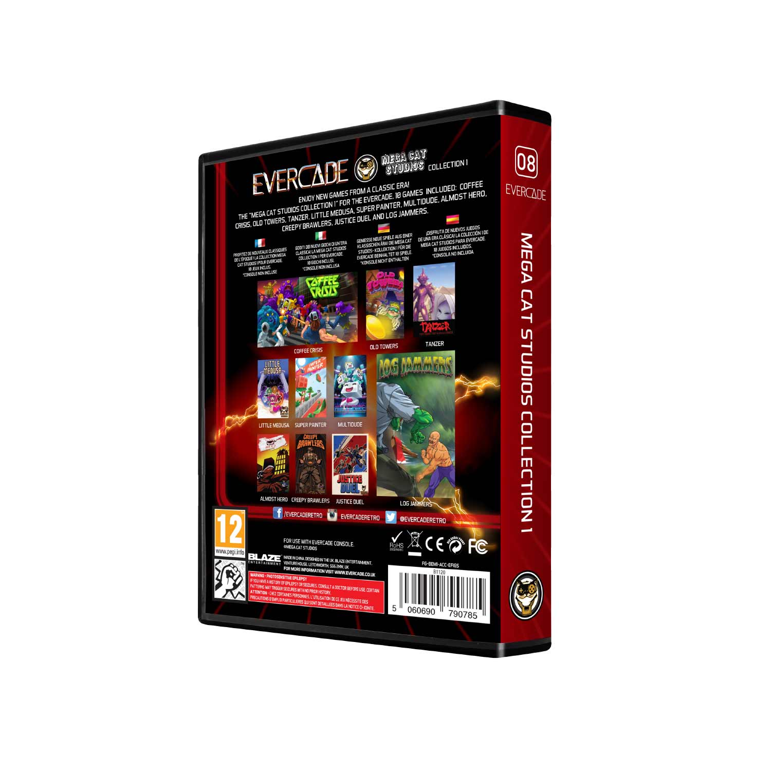 Evercade Mega Cat Studios Collection 1 - Cartuccia Evercade Mega Cat Studios Collection 1 - Cartuccia