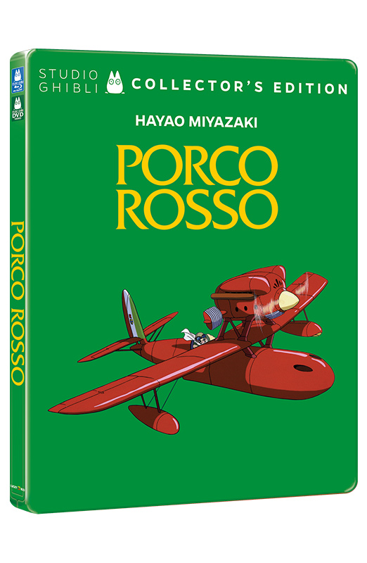 Porco Rosso - Steelbook Blu-ray + DVD (Blu-ray)(DVD) Cover