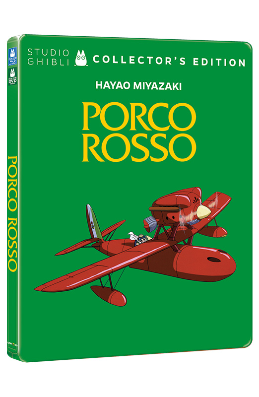 Porco Rosso - Steelbook Blu-ray + DVD (Blu-ray)(DVD) Cover Porco Rosso - Steelbook Blu-ray + DVD (Blu-ray)(DVD) Cover