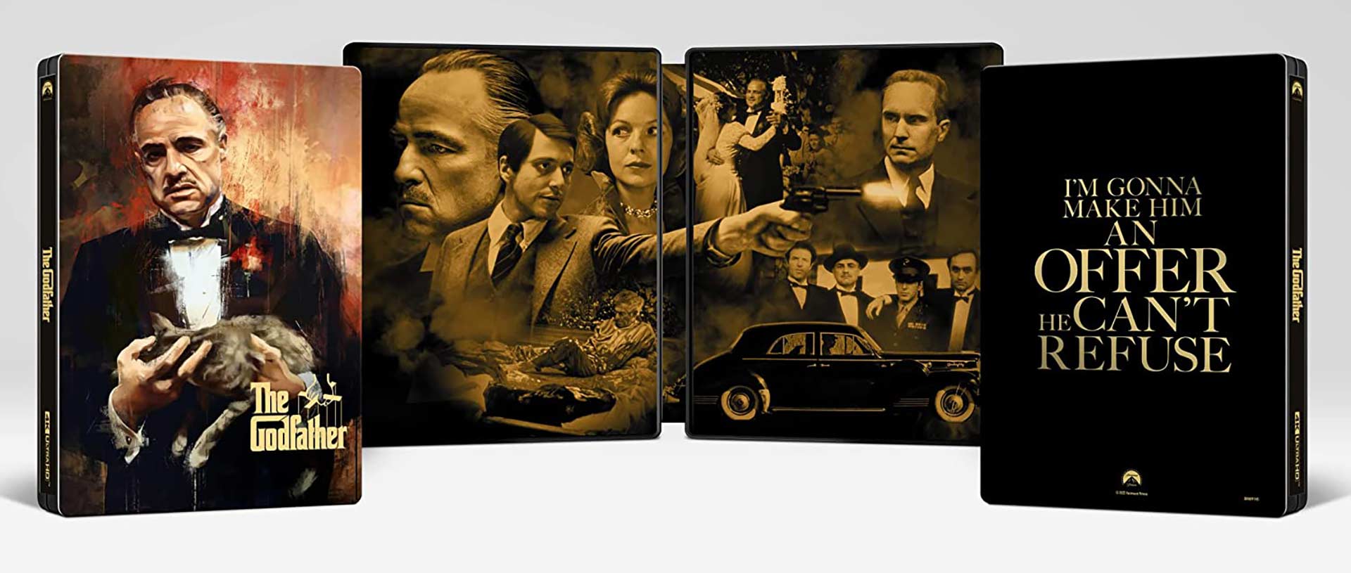 Il Padrino - Steelbook 4K Ultra HD + Blu-ray (Blu-ray) Book, Publication, Painting, Man, Person