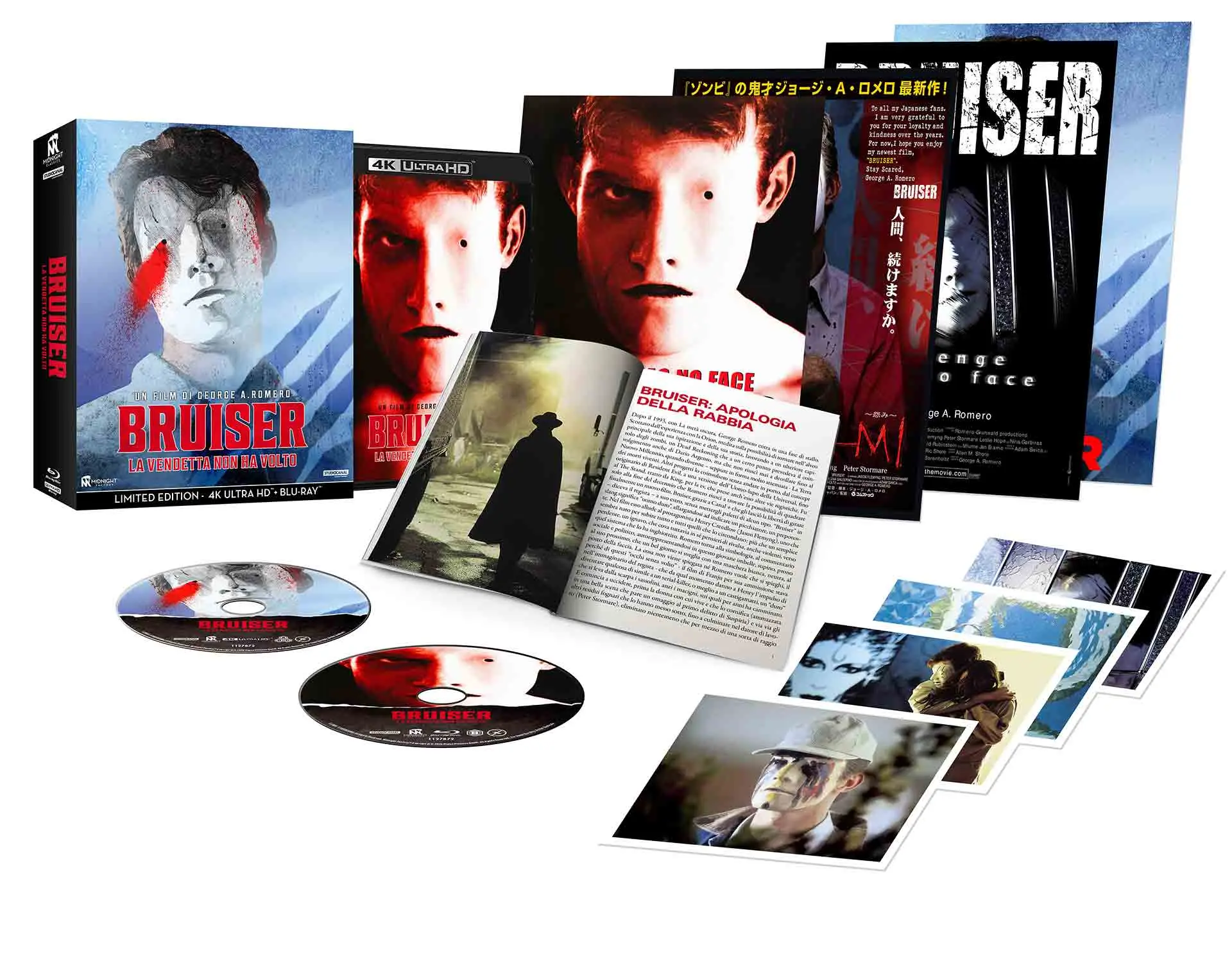 Bruiser - La Vendetta non ha Volto - Limited Edition Midnight Classics 4K Ultra HD + Blu-ray + Card + Book da Collezione (Blu-ray)