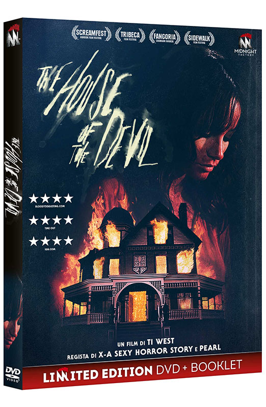 The House of the Devil - Limited Edition Midnight Factory DVD + Booklet (DVD) Cover The House of the Devil - Limited Edition Midnight Factory DVD + Booklet (DVD) Cover