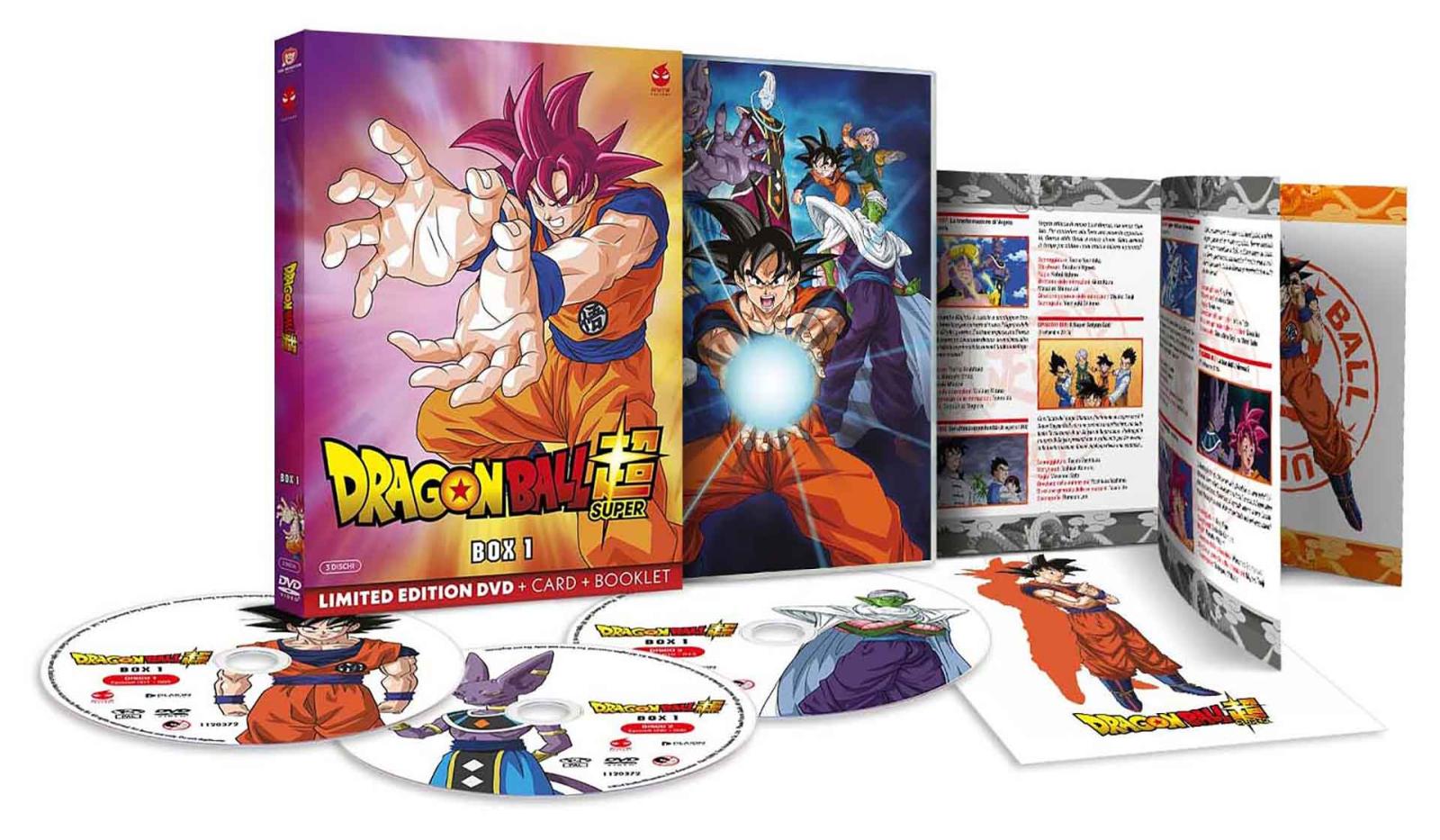 Dragon Ball Super - Volume 1 - Limited Edition 3 DVD + Booklet + Cards (DVD) Dragon Ball Super - Volume 1 - Limited Edition 3 DVD + Booklet + Cards (DVD)