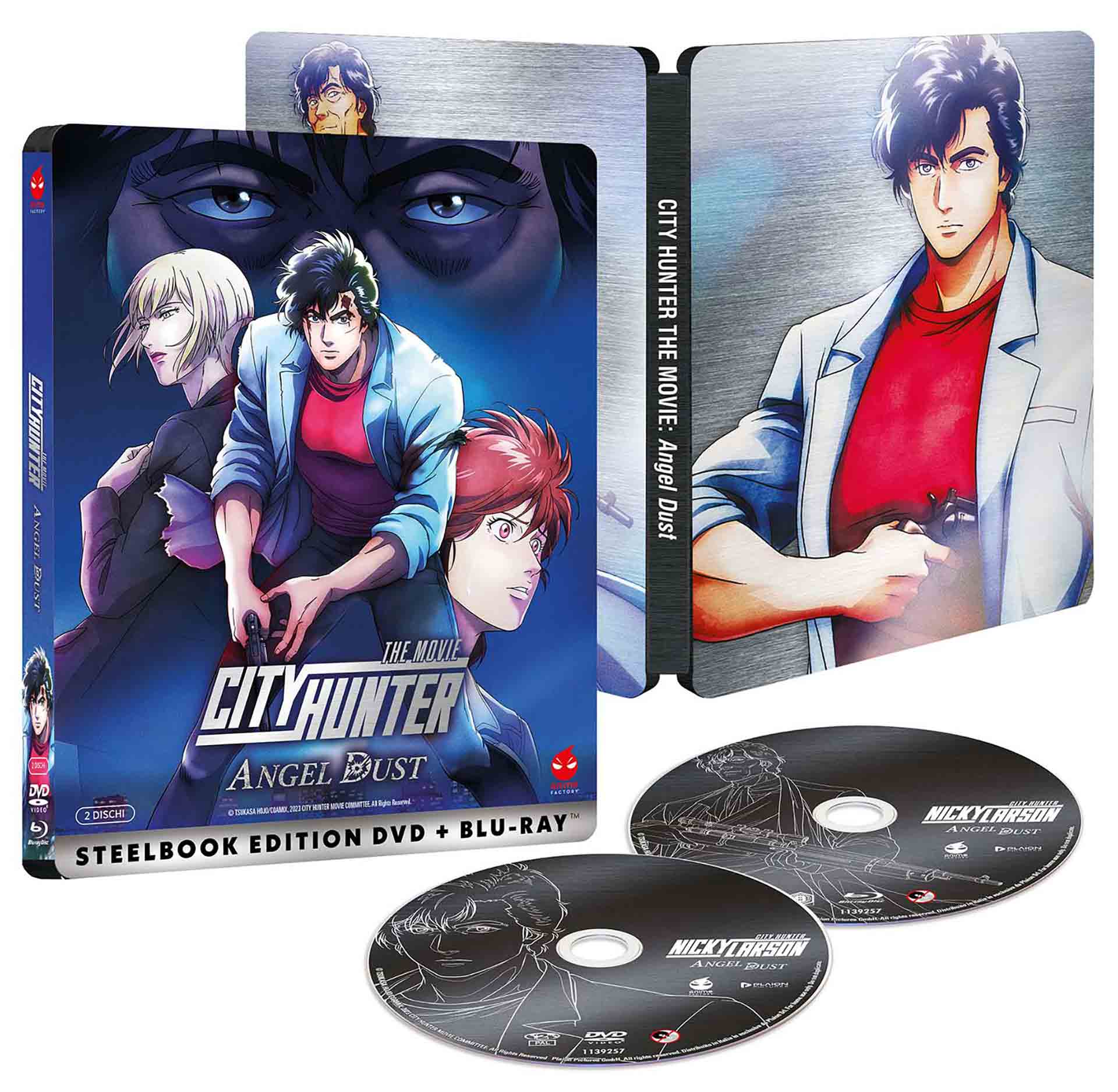 City Hunter The Movie: Angel Dust - Steelbook Anime Factory Blu-ray + DVD (Blu-ray)(DVD) Image 2