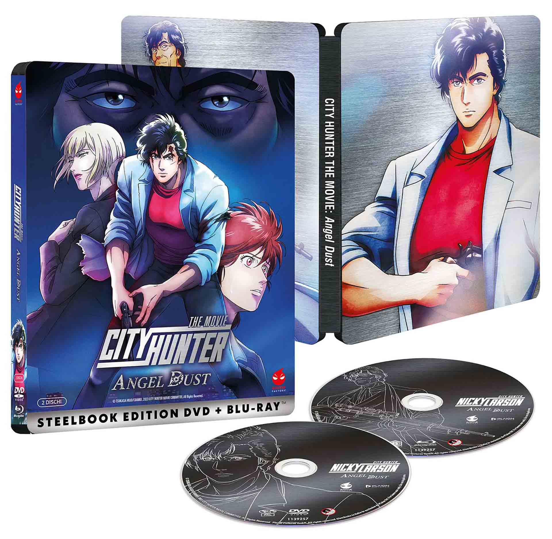 City Hunter The Movie: Angel Dust - Steelbook Anime Factory Blu-ray + DVD (Blu-ray)(DVD) City Hunter The Movie: Angel Dust - Steelbook Anime Factory Blu-ray + DVD (Blu-ray)(DVD)