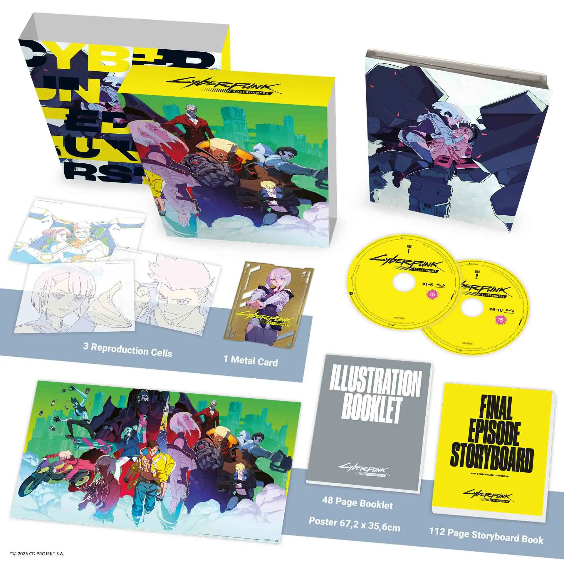 Cyberpunk: Edgerunners - Ultralimited Edizione Anime Factory 2 Blu-ray + Cards + Book da Collezione - Serie TV Completa (Blu-ray)