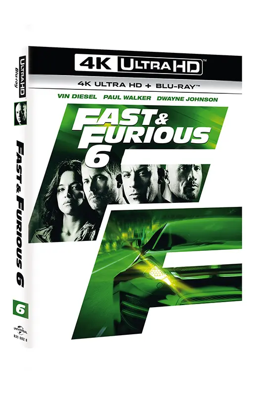 Fast & Furious 6 - 4K Ultra HD + Blu-ray (Blu-ray) Cover Fast & Furious 6 - 4K Ultra HD + Blu-ray (Blu-ray) Cover