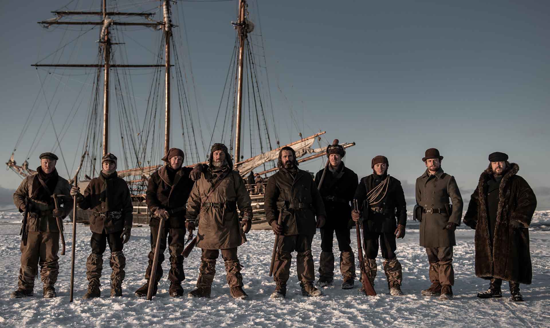 The North Water - Box Set 2 DVD - Serie TV Completa (DVD) People, Person, Clothing, Coat