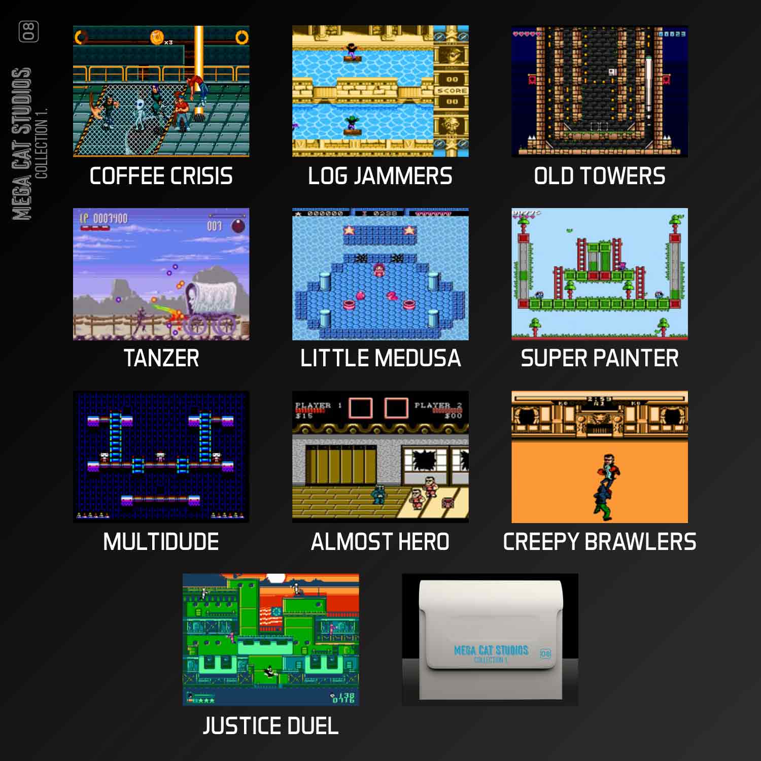 Evercade Mega Cat Studios Collection 1 - Cartuccia Evercade Mega Cat Studios Collection 1 - Cartuccia