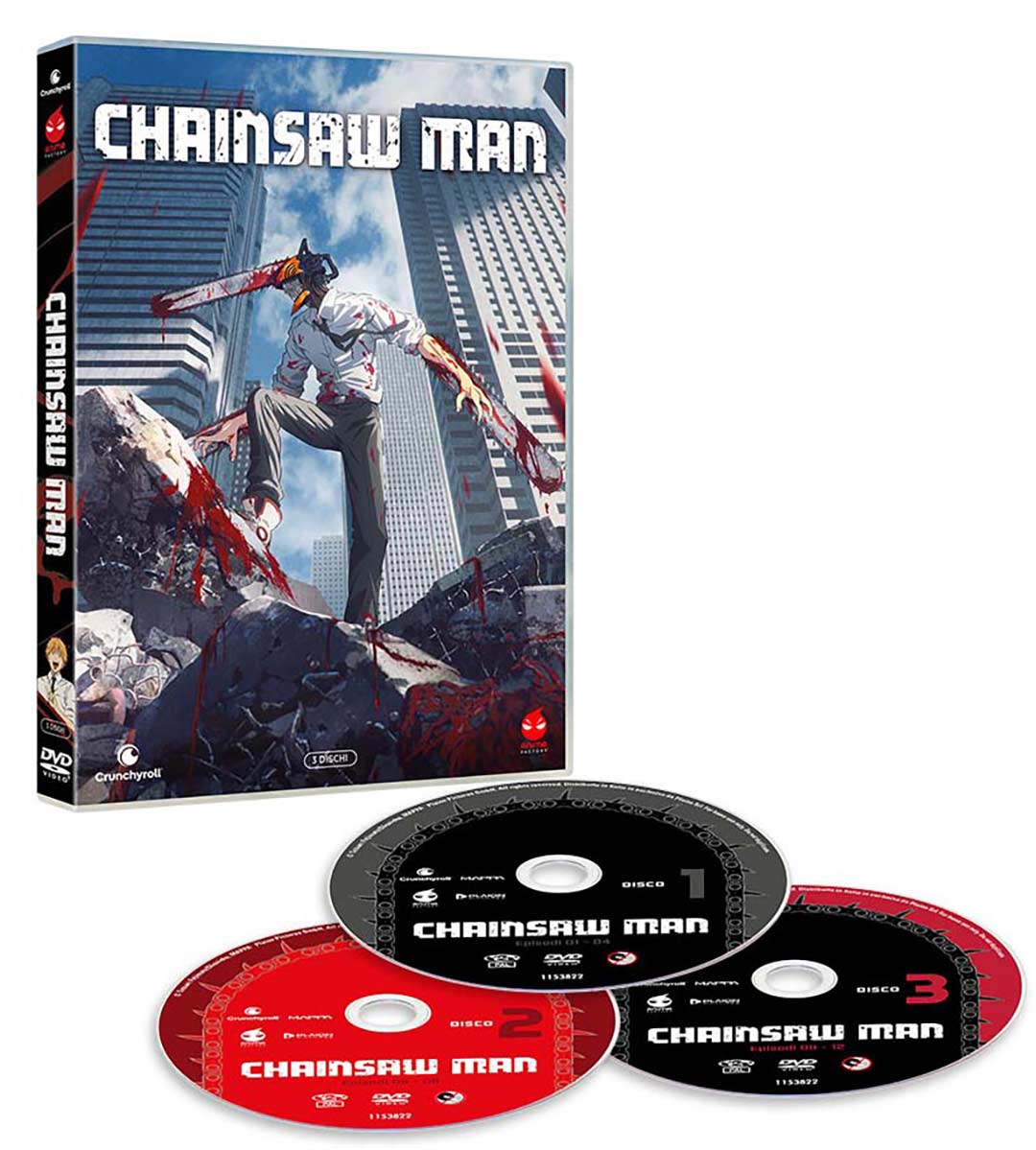Chainsaw Man - Box Set Anime Factory 3 DVD - Serie TV Completa (DVD) Chainsaw Man - Box Set Anime Factory 3 DVD - Serie TV Completa (DVD)