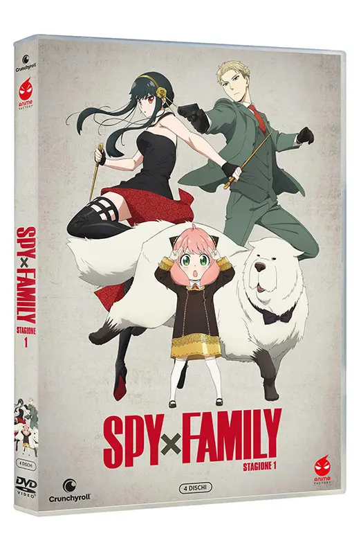 Spy x Family - Stagione 1 - Box Set Anime Factory 4 DVD (DVD) Spy x Family - Stagione 1 - Box Set Anime Factory 4 DVD (DVD)
