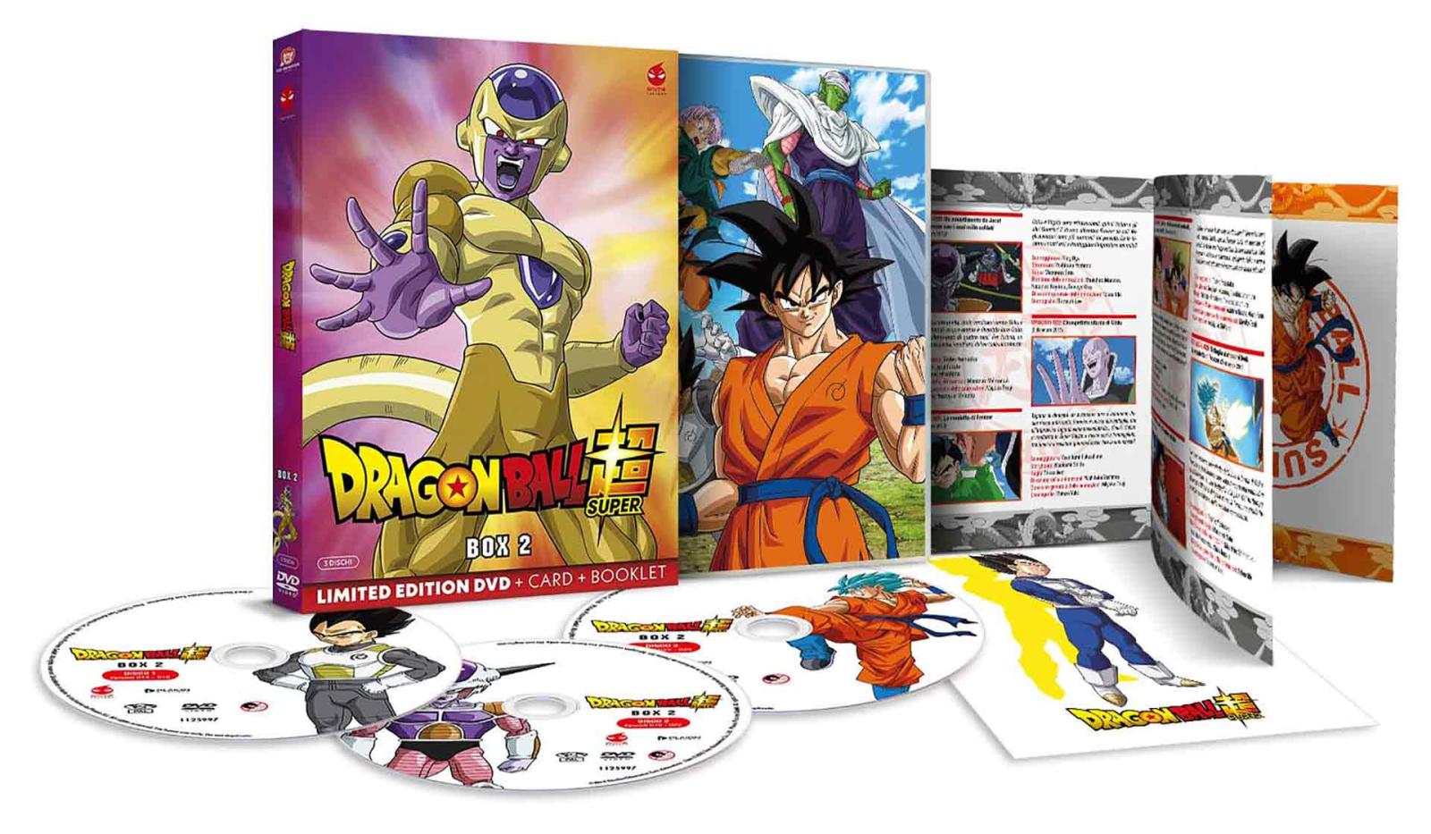 Dragon Ball Super - Volume 2 - Limited Edition 3 DVD + Booklet + Cards (DVD) Image 2