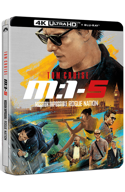 Mission: Impossible - Rogue Nation - Steelbook 4K Ultra HD + Blu-ray (Blu-ray) Cover