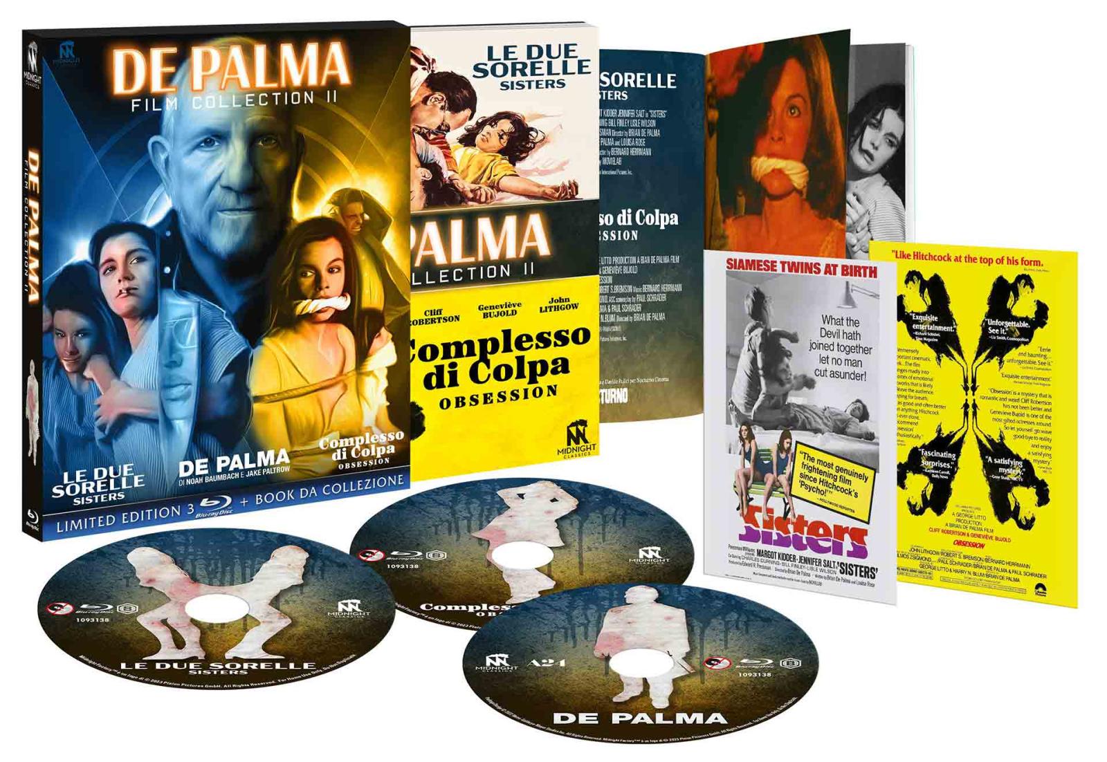 De Palma Film Collection 2 - Limited Edition 3 Blu-ray + Book da Collezione (Blu-ray) Image 6