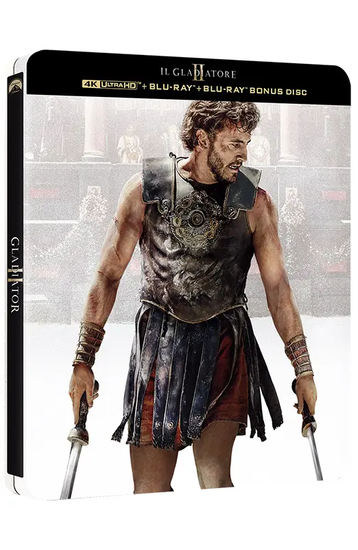Il Gladiatore II - Steelbook 4K Ultra HD + Blu-ray + Blu-ray Bonus + Cards + Poster (Blu-ray)