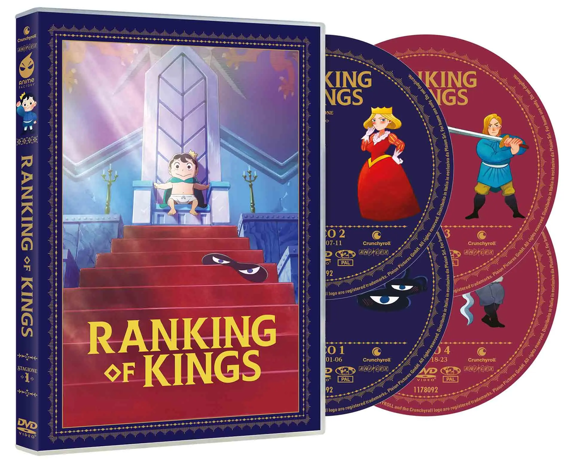 Ranking of Kings - Stagione 1 - Box Set Anime Factory 4 DVD (DVD) Ranking of Kings - Stagione 1 - Box Set Anime Factory 4 DVD (DVD)