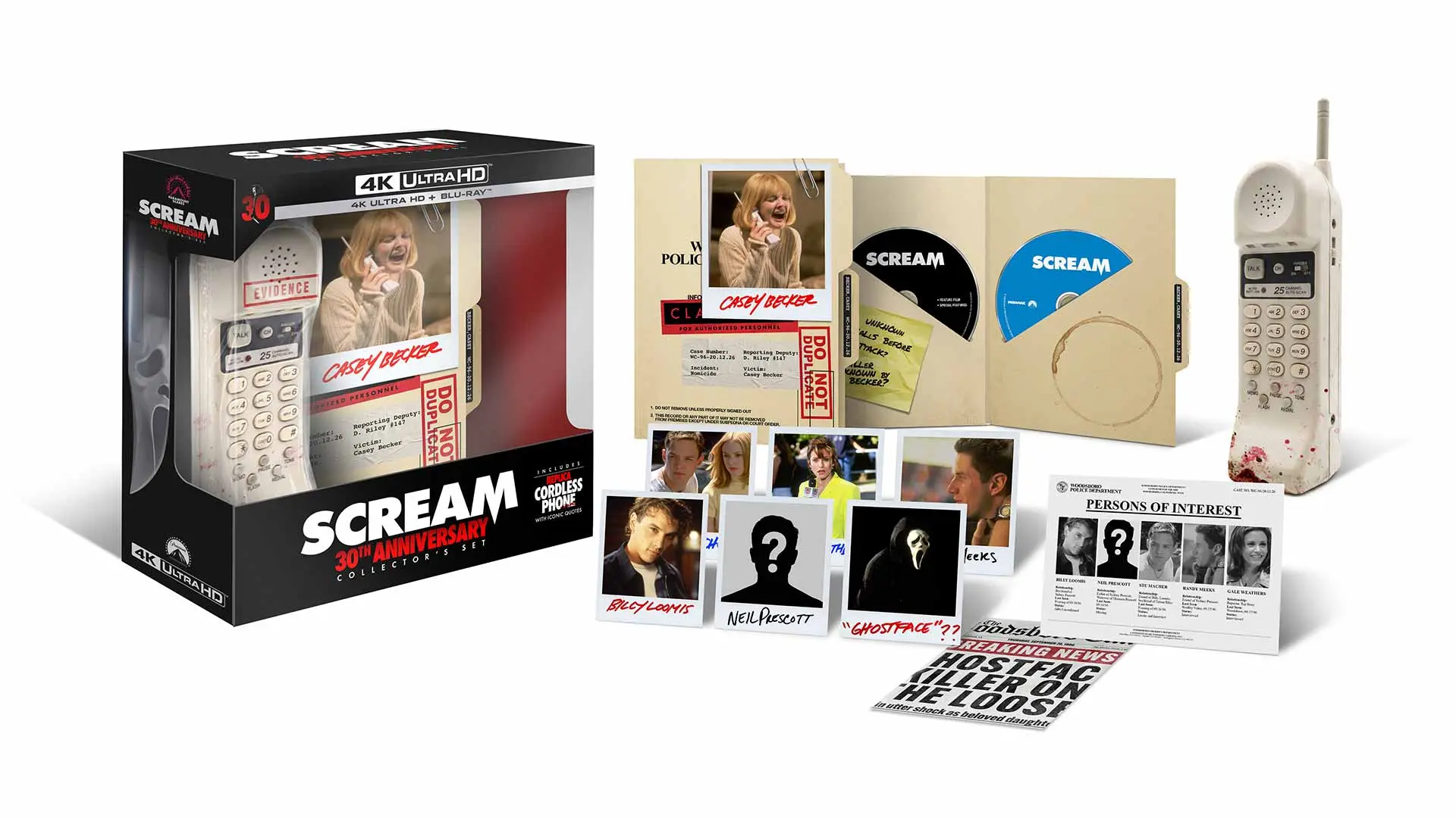 Scream - Collector's Edition 4K Ultra HD + Blu-ray + Gadgets - Edizione 30° Anniversario (Blu-ray)