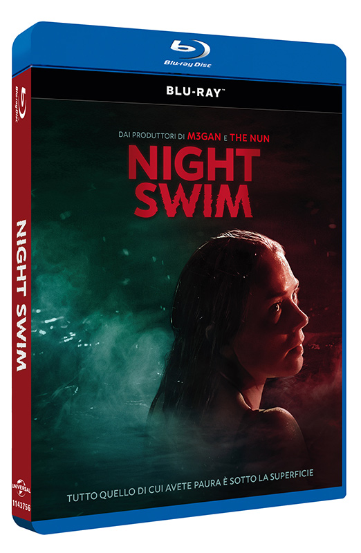 Night Swim - Blu-ray (Blu-ray) Book, Publication, Novel, Person