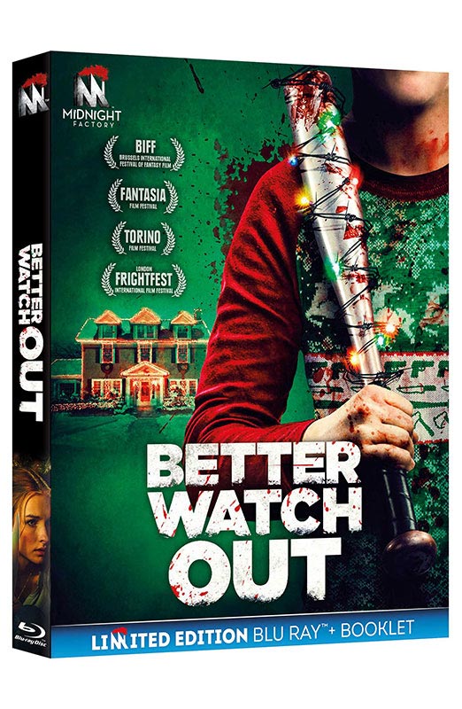 Better Watch Out - Limited Edition Midnight Factory Blu-ray + Booklet (Blu-ray) Adult, Male, Man, Person, People