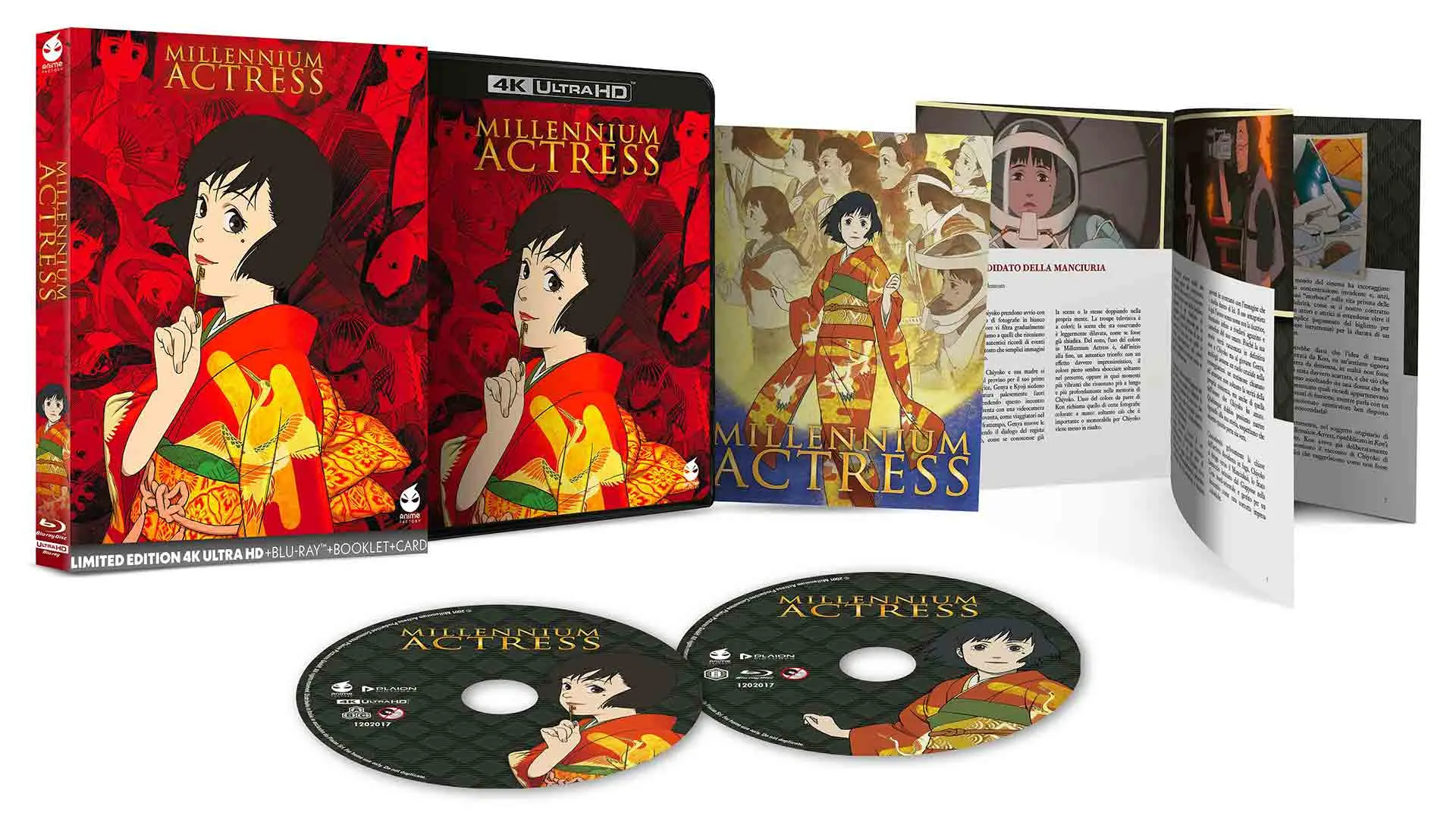 Millennium Actress - Limited Edition Anime Factory 4K Ultra HD + Blu-ray + Booklet + Card da Collezione (Blu-ray)