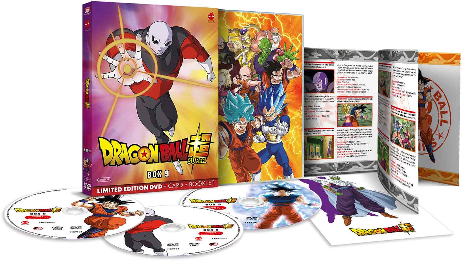 Dragon Ball Super - Volume 9 - Limited Edition Anime Factory 3 DVD + Card + Booklet (DVD) Dragon Ball Super - Volume 9 - Limited Edition Anime Factory 3 DVD + Card + Booklet (DVD)