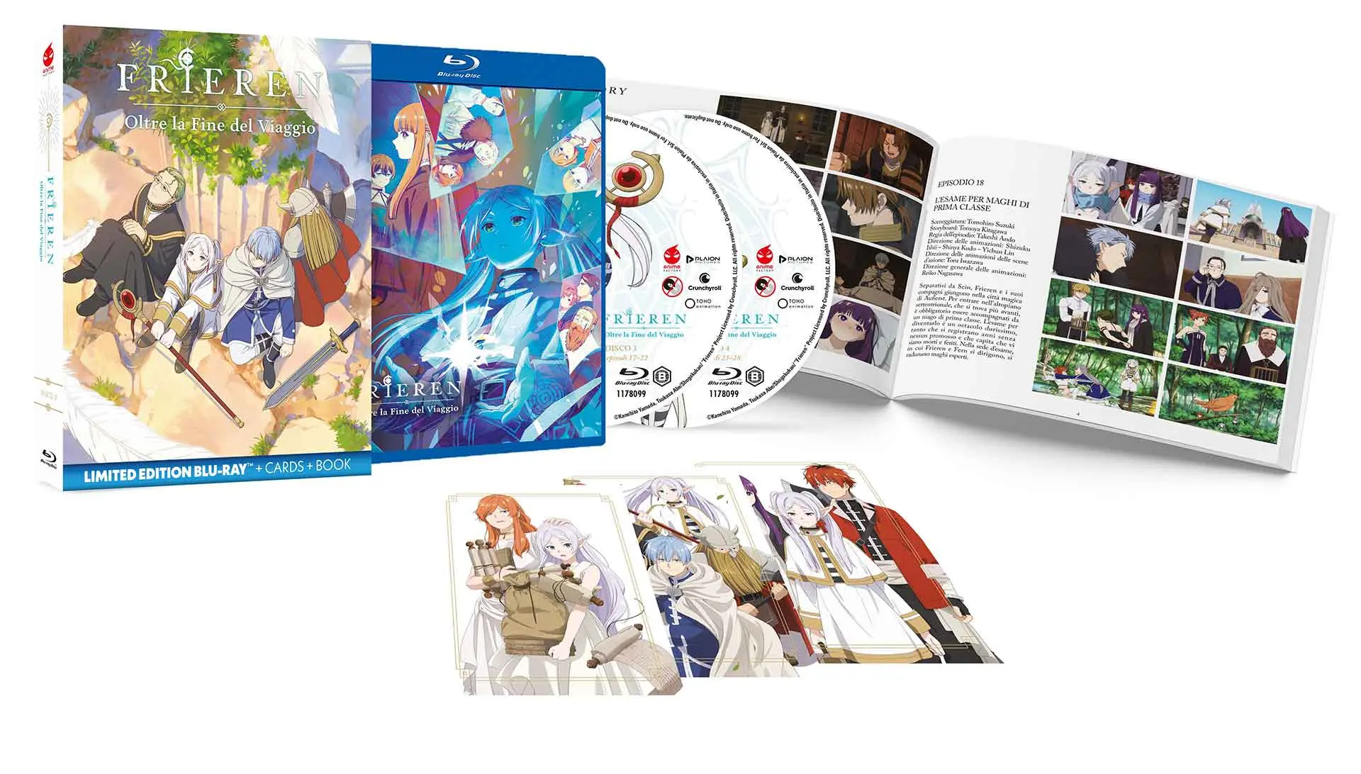 Frieren - Oltre la Fine del Viaggio - Parte 2 - Limited Edition Anime Factory 2 Blu-ray + Cards + Booklet (Blu-ray)