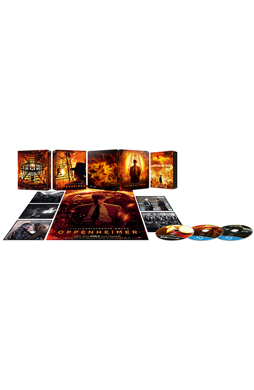 Oppenheimer - Steelbook 4K Ultra HD + 2 Blu-ray + Poster + Cards + Booklet - Collector's Edition (Blu-ray) Oppenheimer - Steelbook 4K Ultra HD + 2 Blu-ray + Poster + Cards + Booklet - Collector's Edition (Blu-ray)
