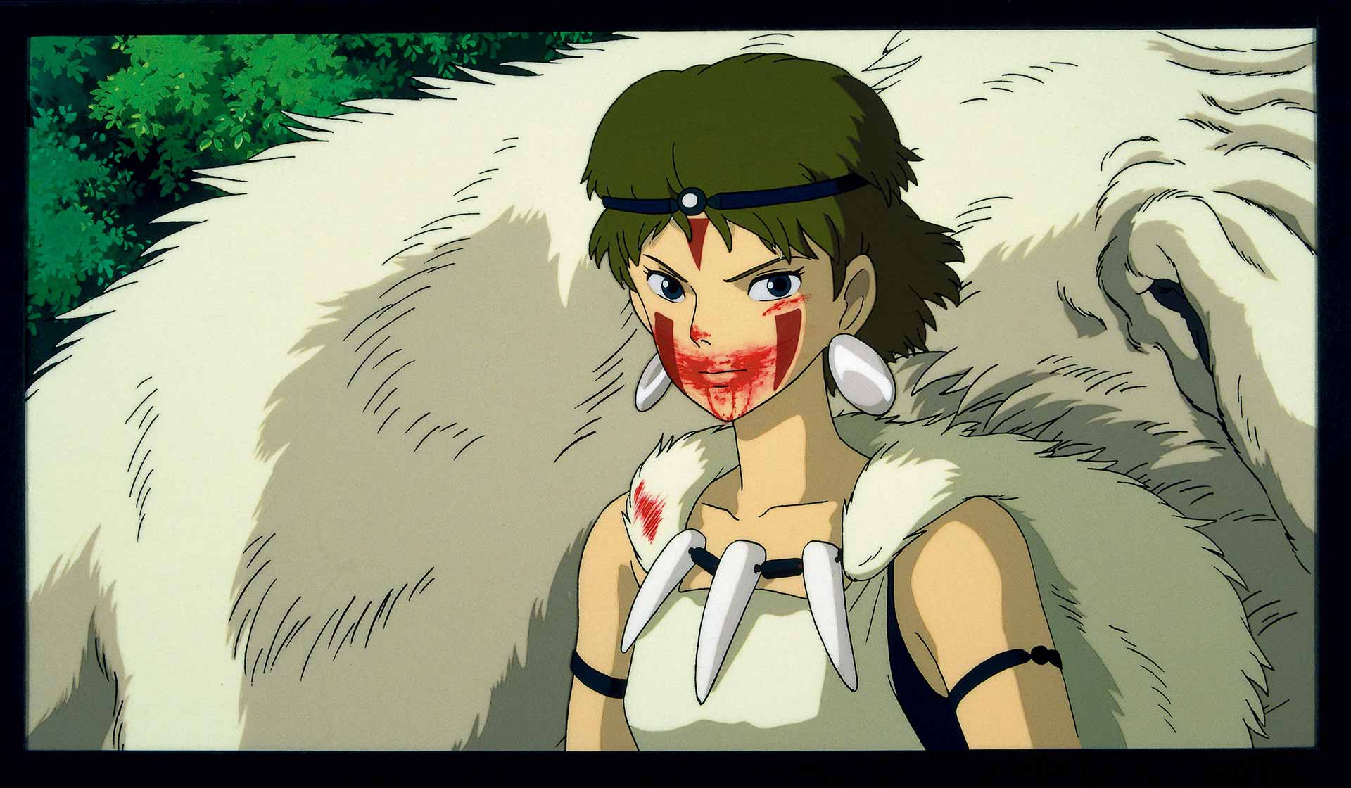 Principessa Mononoke - Steelbook Blu-ray + DVD (Blu-ray)(DVD) Person, Face, Head, Anime