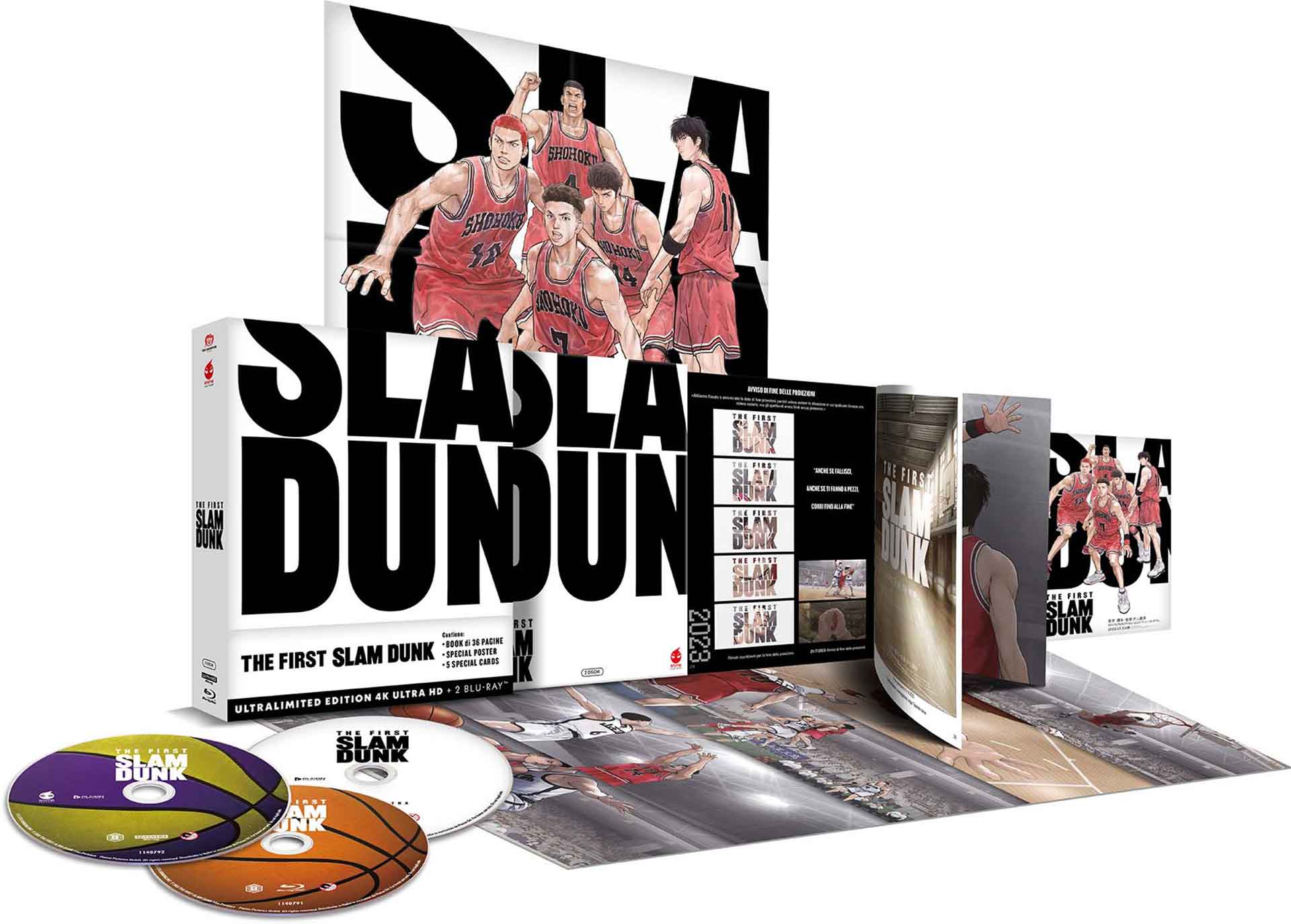 The First Slam Dunk - Ultralimited Edition Anime Factory 4K Ultra HD + Blu-ray + Blu-ray Bonus + Cards + Booklet + Poster (Blu-ray) Image 2