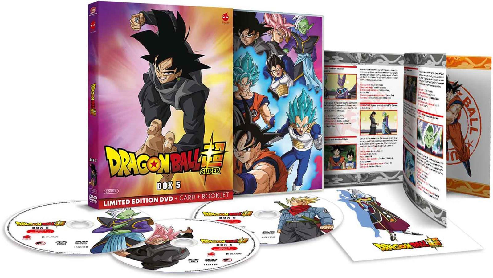 Dragon Ball Super - Volume 5 - Limited Edition 3 DVD + Card + Booklet (DVD) Image 2