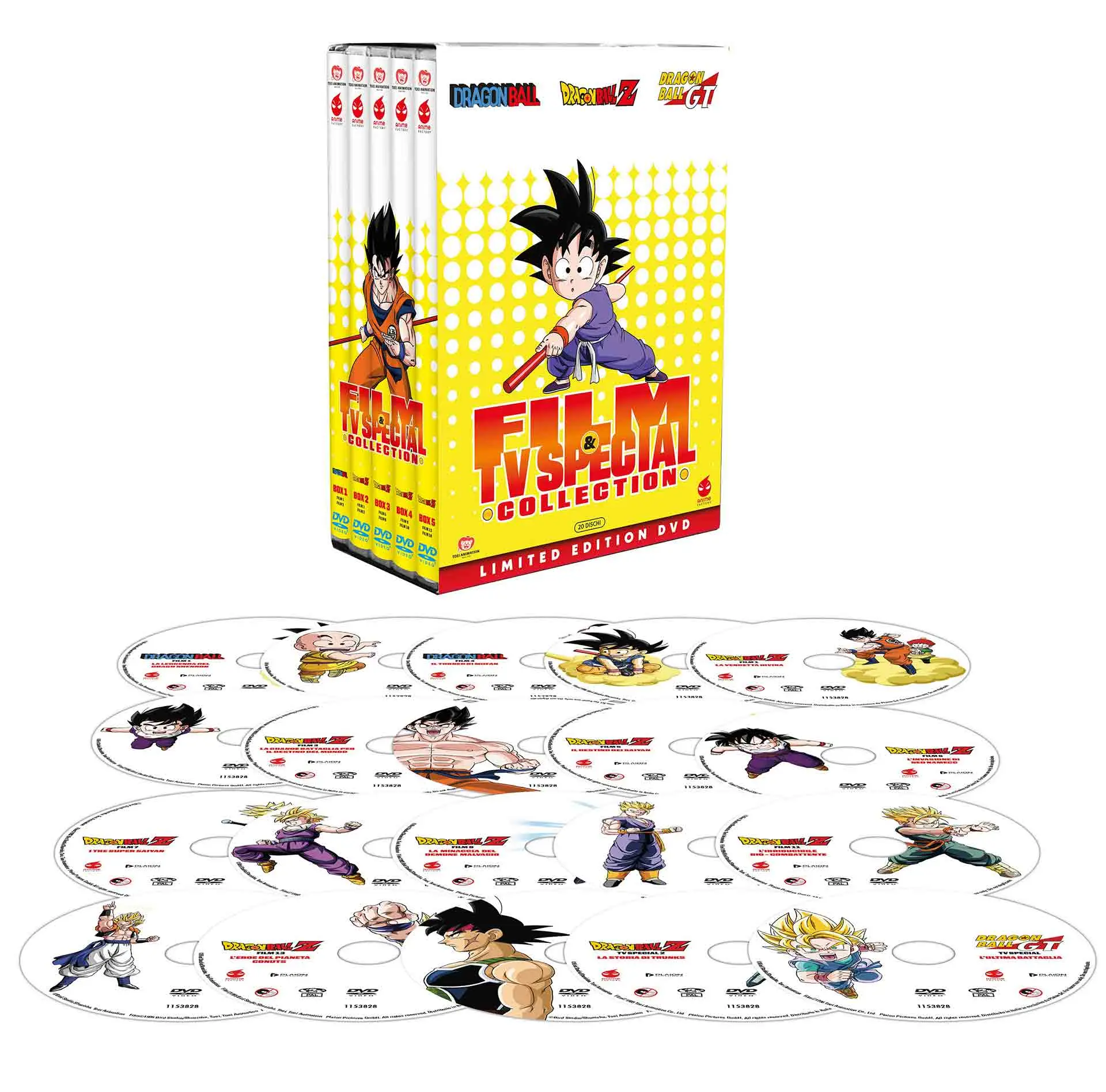 Dragon Ball Film & TV Special Collection - Limited Edition Anime Factory 20 DVD (DVD) Dragon Ball Film & TV Special Collection - Limited Edition Anime Factory 20 DVD (DVD)