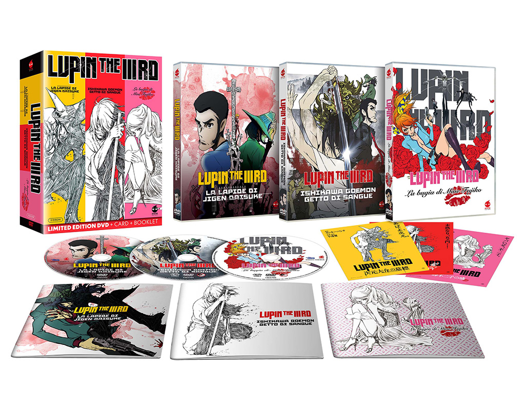Lupin The IIIRD - La Trilogia - Limited Edition 3 DVD + Card + Booklet (DVD) Image 4