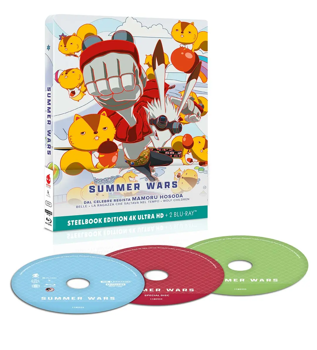 Summer Wars - Steelbook Anime Factory 4K Ultra HD + Blu-ray + Blu-ray Bonus (Blu-ray)