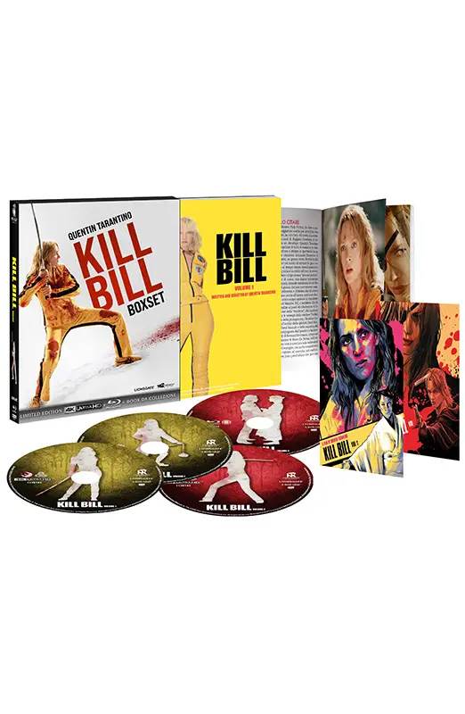 Kill Bill Boxset - Limited Edition Midnight Classics 2 4K Ultra HD + 2 Blu-ray + Cards + Book da Collezione (Blu-ray)