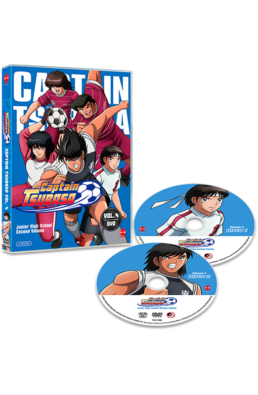 Captain Tsubasa - Volume 4 - Junior High School - Parte 2 - 2 DVD (DVD) Image 2