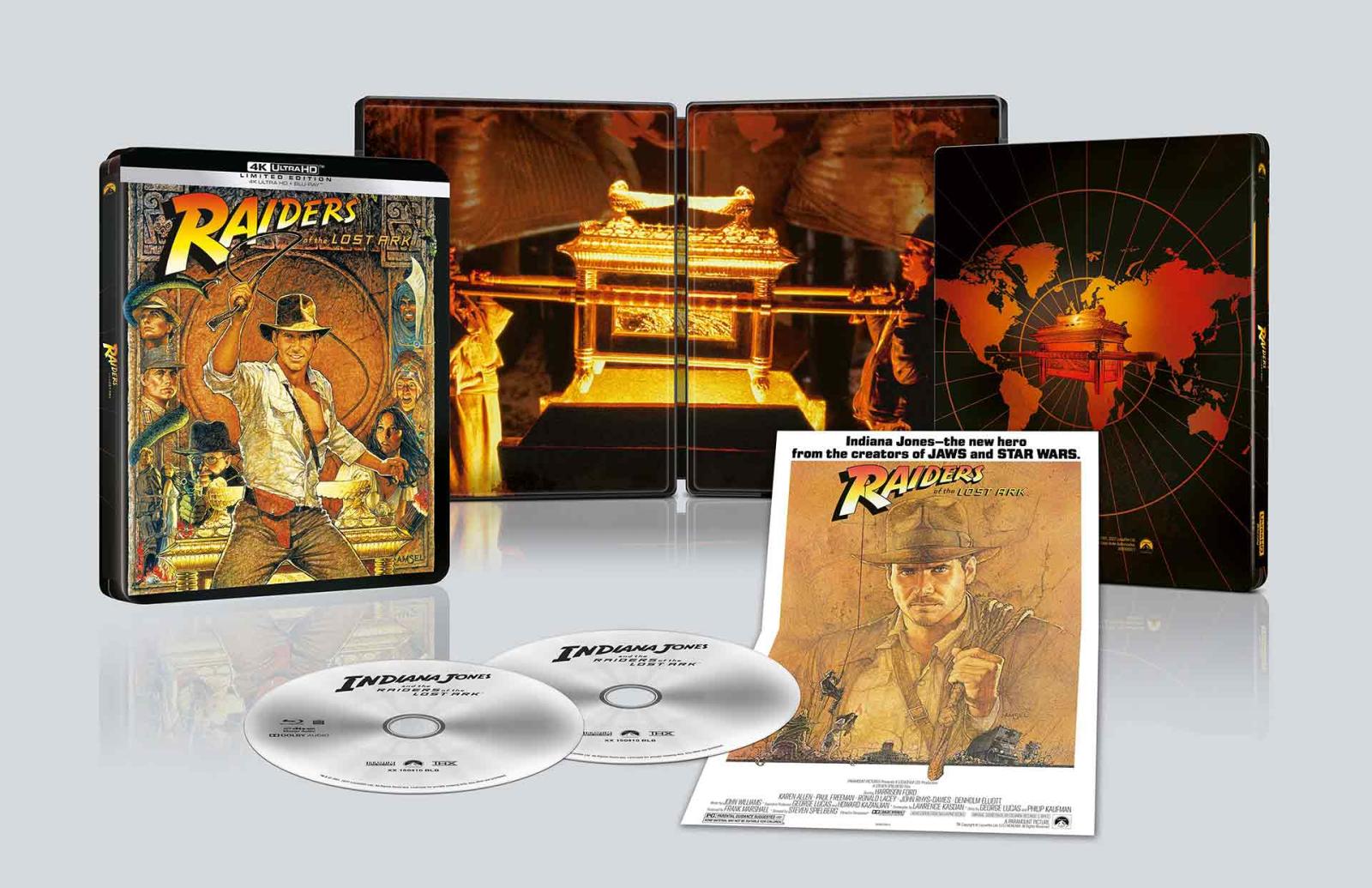 Indiana Jones e I Predatori dell'Arca Perduta - Steelbook Limited Edition Blu-ray 4k UHD + Blu-ray (Blu-ray) Image 8